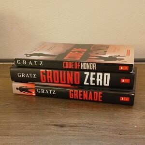 Alan Gratz Lot Of Three Books Grenade, Ground Zero And Code Of Honor